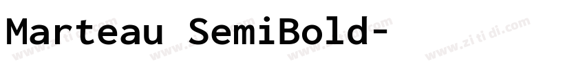 Marteau SemiBold字体转换